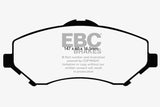 EBC 08-11 Chrysler Town & Country 3.3 Greenstuff Front Brake Pads