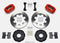 Wilwood Forged Dynalite Front Hat Kit 12.19in Red 02-06 Acura RSX-5 Lug