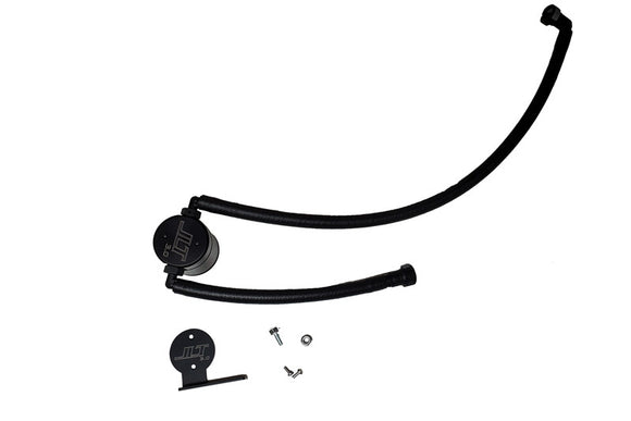 J&L 20-24 Chevrolet Corvette 6.2L LT2 Targa Top Passenger Side Oil Separator 3.0 - Black Anodize