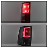 xTune 09-18 Dodge Ram 1500 LED Tail Lights - Black Smoke (ALT-ON-DR09-LBLED-BSM)