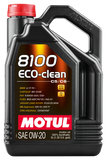 Motul 5L Synthetic Engine Oil 8100 0W20 Eco-Clean