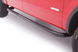 Lund 09-17 Dodge Ram 1500 Quad Cab 3in. Round Bent Steel Nerf Bars - Black