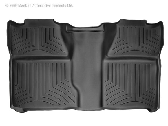 WeatherTech 07-13 Chevrolet Silverado Crew Cab Rear FloorLiner - Black