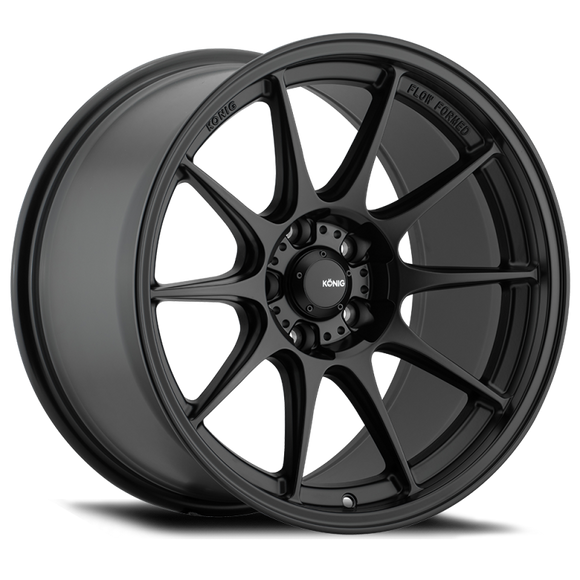 Konig Dekagram 16x8 4x108 ET40 Semi-Matte Black