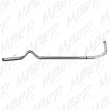 MBRP 1999-2003 Ford F-250/350 7.3L 4in Turbo Back Single No Muffler T409 SLM Series Exhaust System