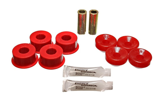 Energy Suspension 90-97 Honda Accord/Odyssey / 92-01 Prelude Red Front Shock Upper and Lower Bushing