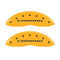 MGP 4 Caliper Covers Engraved Front & Rear Gen 5/Camaro Yellow finish black ch