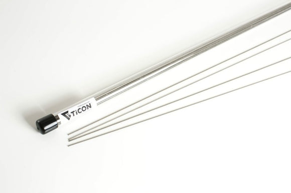 Ticon Industries 39in Length 1/4lb 1.5mm/.059in Filler Diamter CP1 Titanium Filler Rod