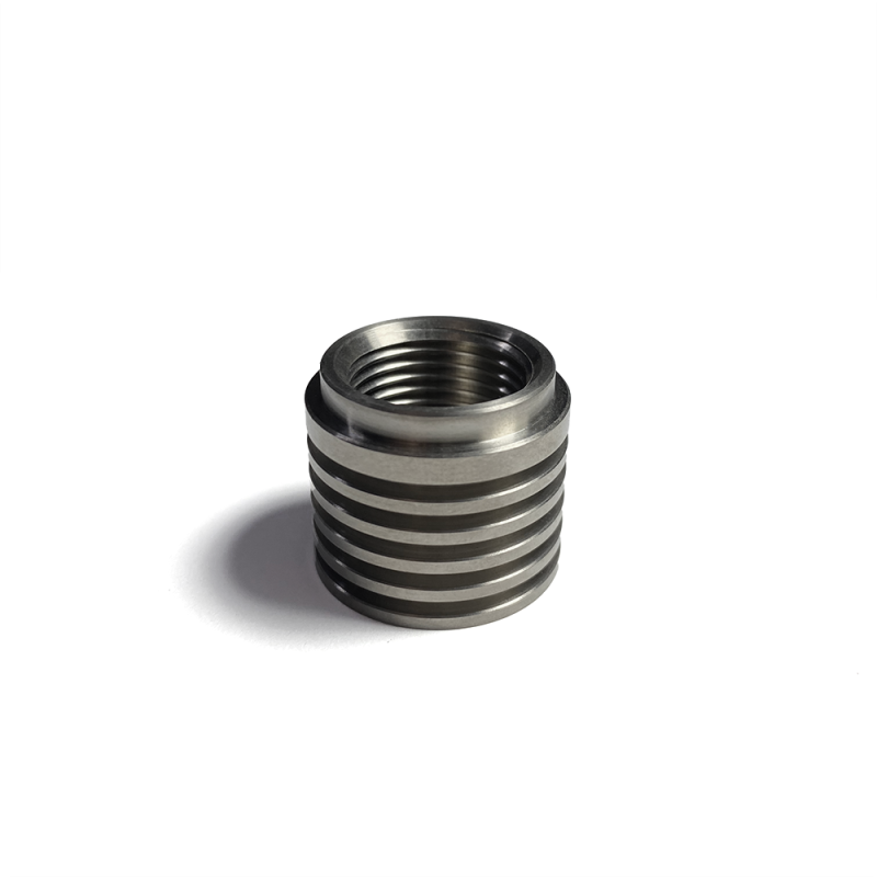 Ticon Industries Titanium O2 Sensor Bung w/ Built In Heat Sink (M18x1 ...