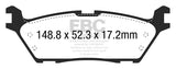 EBC 15+ Ford F150 2.7 Twin Turbo (2WD) Electric PB Greenstuff Rear Brake Pads