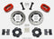 Wilwood Forged Dynalite Front Hat Kit 11.00in Drilled Red Integra/Civic w/Fac.240mm Rtr