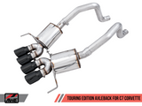 AWE Tuning 14-19 Chevy Corvette C7 Z06/ZR1 Touring Edition Axle-Back Exhaust w/Black Tips