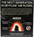 AEM DryFlow Conical Air Filter 5.5in Base OD / 4.75in Top OD / 5in Height