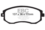 EBC 12+ Scion FR-S 2 Redstuff Front Brake Pads