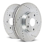 Power Stop 09-11 Audi A4 Front Evolution Drilled & Slotted Rotors - Pair