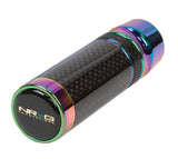 NRG Slimboy Adjustable Shift Knob (M10X1.25) Nissan / Mazda / Toyota - Carbon Fiber / Neochrome