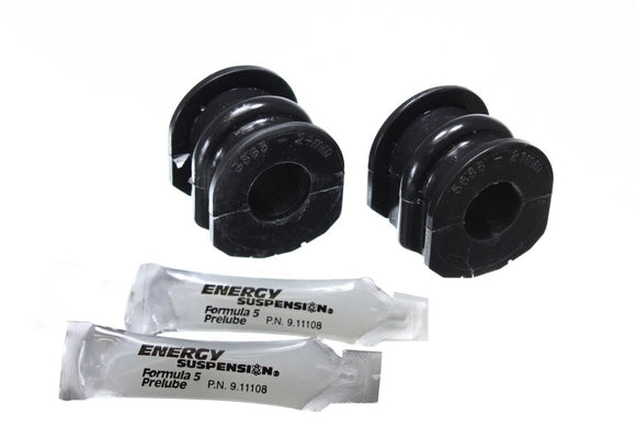 Energy Suspension 03-07 Infiniti G-35 Coupe RWD / 02-09 350Z Black 21mm Rear Sway Bar Frame Bushings