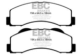 EBC 15+ Ford Expedition 3.5 Twin Turbo 2WD Greenstuff Front Brake Pads