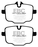 EBC 2021+ BMW M3/M4 3.0TT (G80/G82/G83) Yellowstuff Rear Brake Pads
