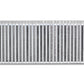 Vibrant Vertical Flow Intercooler Core 24in. W x 8in. H x 3.5in. Thick