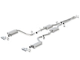 Borla 15-16 Dodge Challenger R/T 5.7L Dual Rectangle Angle Cut Dual Split Rear Exit ATAK Exhaust