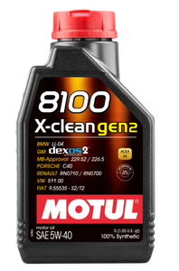 Motul 1L Synthetic Engine Oil 8100 X-CLEAN Gen 2 5W40