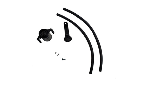 J&L 19-24 Ford/Lincoln SUV & Trucks w 2.0 EcoBoost Driver Side Oil Separator 3.0 - Black Ano