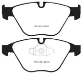 EBC 13+ BMW X1 2.0 Turbo (28i) Redstuff Front Brake Pads