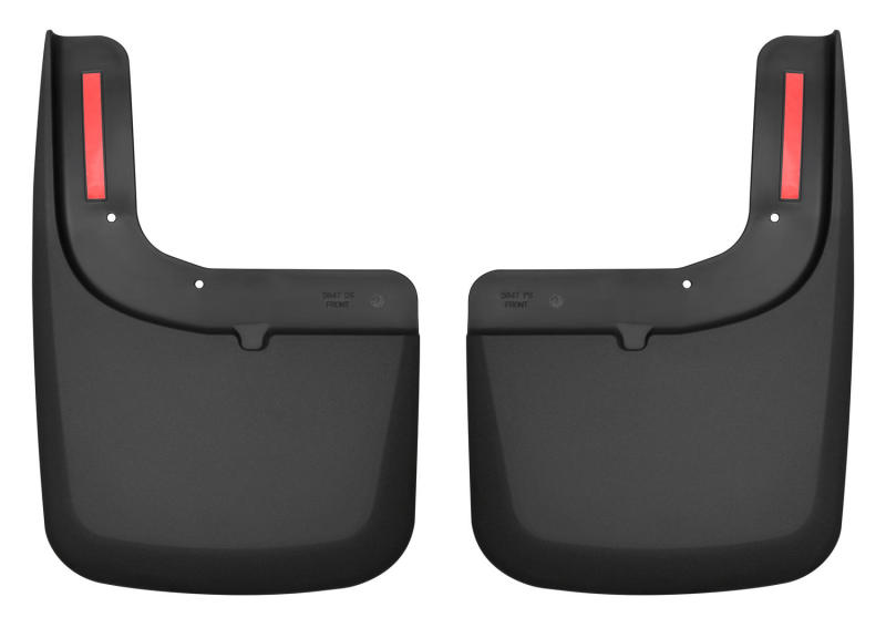 Husky Liners 2017 Ford F-250 / F-350 Super Duty Black Front Mud Guards (w/Flares)