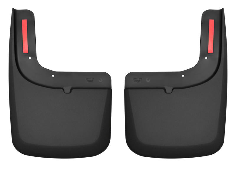 Husky Liners 2017 Ford F-250 / F-350 Super Duty Black Front Mud Guards (w/Flares)