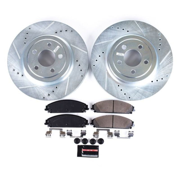 Power Stop 05-19 Chrysler 300 Front Z23 Evolution Sport Brake Kit