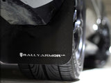 Rally Armor 08-10 Subaru WRX / 08-11 Impreza 2.5i (Hatch/Sedan) Black UR Mud Flap w/White Logo