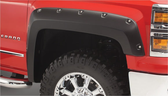 Bushwacker 19-22 Ram 1500 (Excl. Rebel/TRX) 76.3 & 67.4in Bed Pocket Style Flares 4pc Set - Black