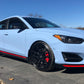 Rally Armor 19-22 Hyundai Veloster N Red UR Mud Flap w/ White Logo