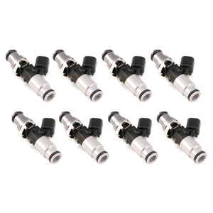 Injector Dynamics - 1050cc Injectors 60mm Length 14mm Grey Adaptor Top - Blue Bottom Adap (Set of 8)