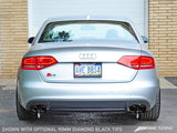 AWE Tuning Audi B8 / B8.5 S4 3.0T Track Edition Exhaust - Diamond Black Tips (90mm)