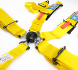 NRG 5PT 3in. Seat Belt Harness / Cam Lock - Yellow