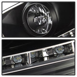 Spyder Volkswagen GTI 06-09/Jetta 06-09 Xenon/HID Model Only - DRL Black PRO-YD-VG06-HID-DRL-BK