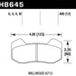 Hawk Wilwood DynaPro 6 (Type 6712) DTC-70 Brake Pads