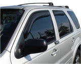 AVS 01-07 Ford Escape Ventvisor In-Channel Front & Rear Window Deflectors 4pc - Smoke