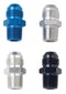 Fragola -6AN x 1/4 NPT Straight Adapter - Black