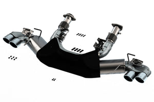 Borla 2020 Chevrolet Corvette C8 6.2L ATAK 3in Exhaust System Dual Round A/C Tips 4inx 4.75in