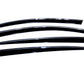 AVS 06-12 Lexus GS300 Ventvisor Low Profile Deflectors 4pc - Smoke w/Chrome Trim