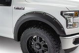 Bushwacker 15-17 Ford F-150 Styleside Pocket Style Flares 4pc 67.1/78.9/97.6in Bed - Black