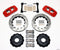 Wilwood AERO6 Front Truck Kit 14.25in Drill Red 1999-2014 GM Truck/SUV 1500