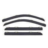 AVS 00-05 Ford Focus ZX4 Ventvisor In-Channel Front & Rear Window Deflectors 4pc - Smoke