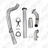 MBRP 11-14 Ford 6.7L F-250/350/450 4in Filter Back Single Side Exit Alum and Down Pipe Exhaust