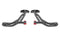 BMR 10-14 Ford Mustang Adj. Lower A-Arms Delrin/Rod End w/ 19mm STD. Ball Joint - Black Hammertone