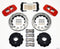 Wilwood AERO4 RearTruck Kit 14.25in Drill Red 1999-2010 GM 1500-SUV 1 Piston OE Caliper