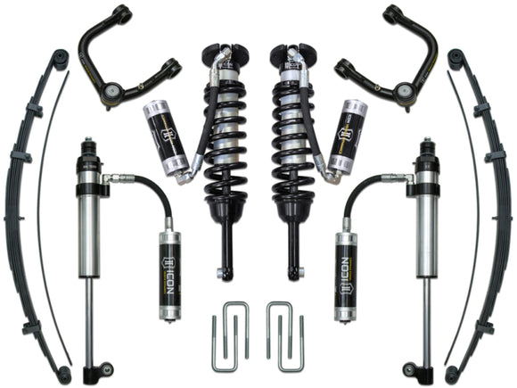 ICON 05-15 Toyota Tacoma 0-3.5in/16-17 Toyota Tacoma 0-2.75in Stg 8 Suspension System w/Tubular Uca